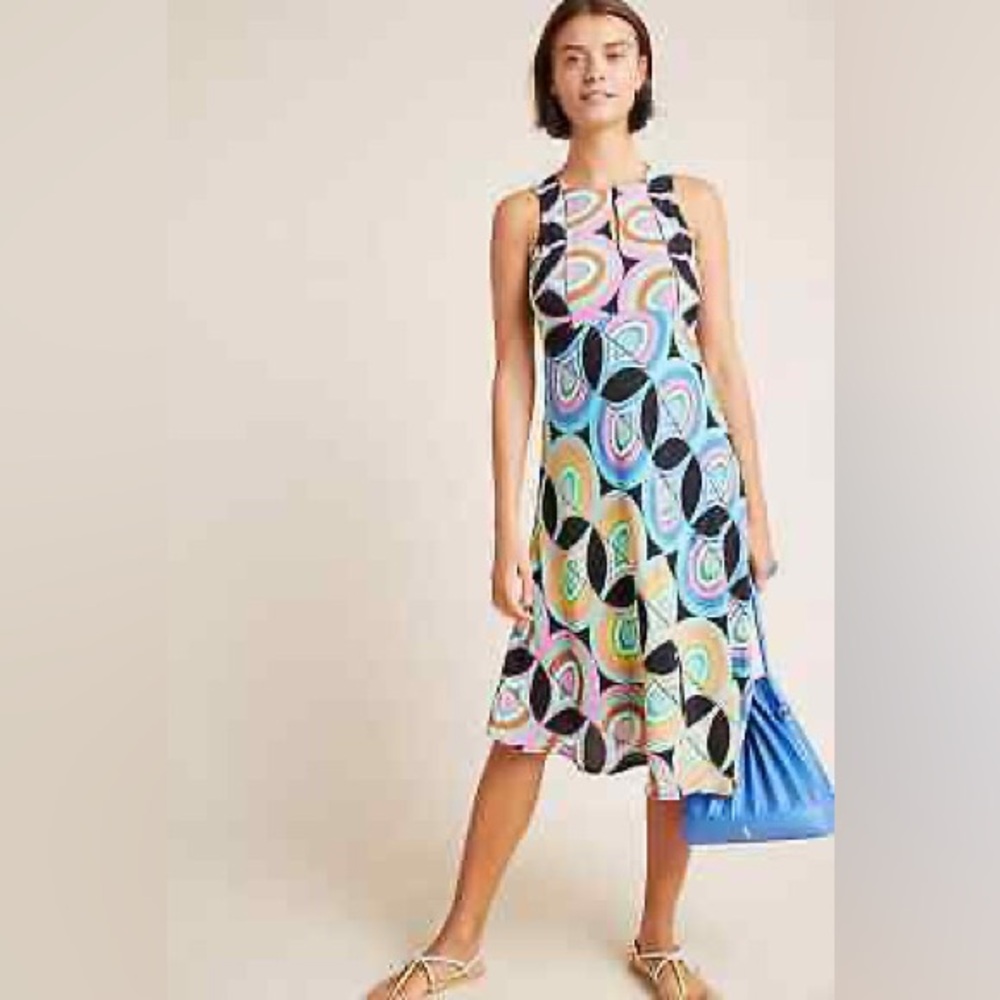Anthropologie “Kenzie” Asymmetrical Hem Dress - Picture 2 of 13